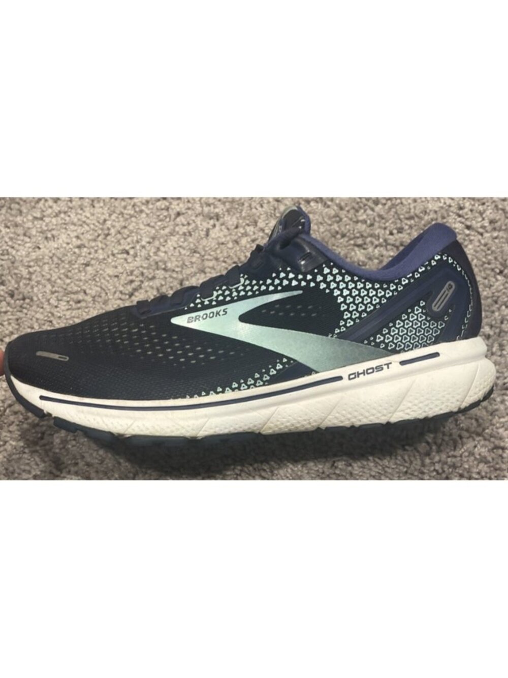 Brooks Ghost 14 Blue Sneakers Women Size 9 Running Comfortable 1203561B446